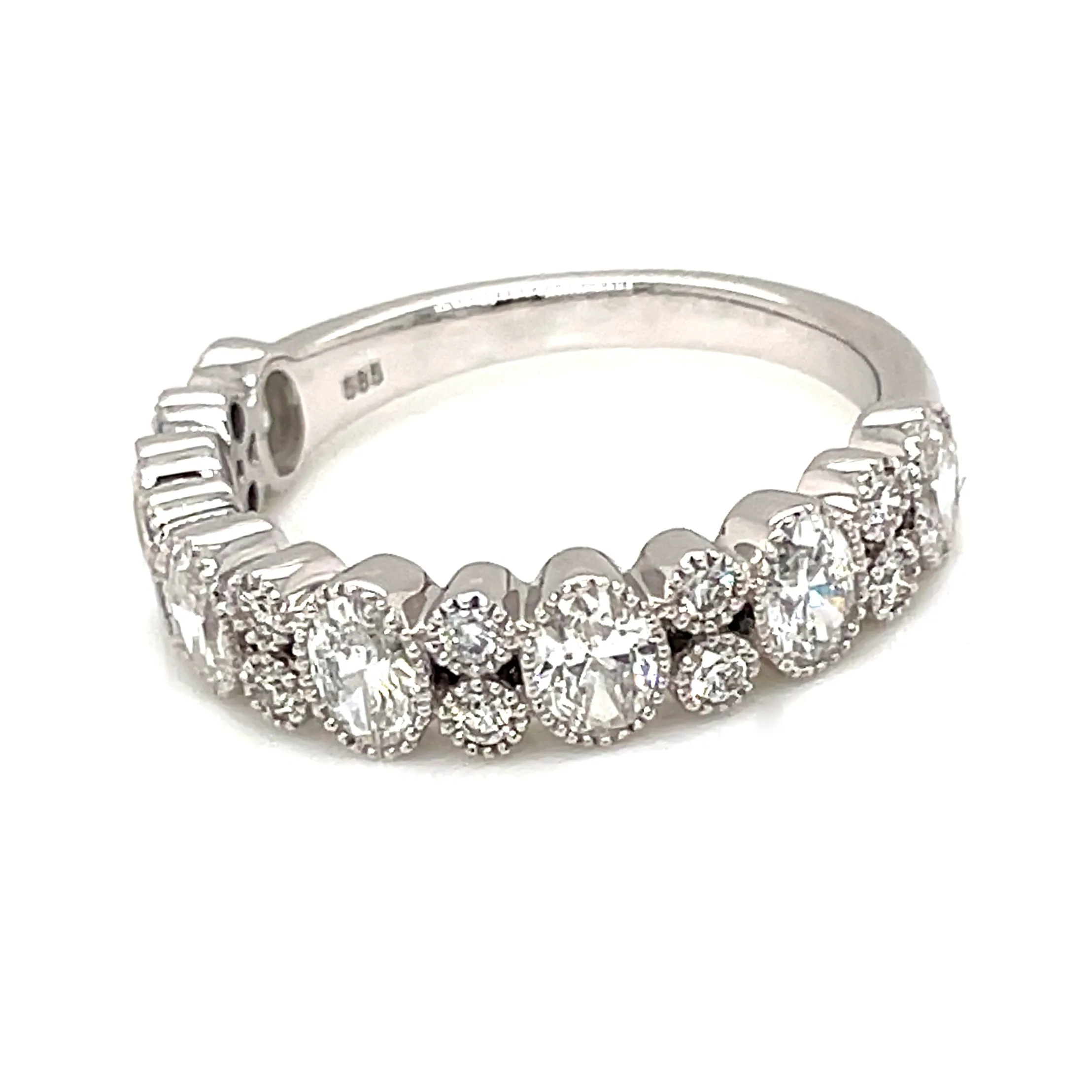 2.23ct 14k White Gold Diamond Band