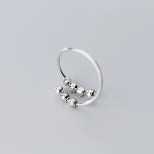 925 Sterling Silver anti anxiety ring