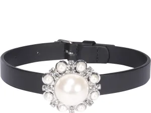 Alessandra Embellished Buckle-Fastening Choker