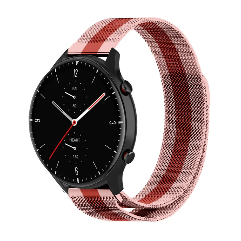 Amazfit GTR 2 Milanese Strap (Red/Pink)