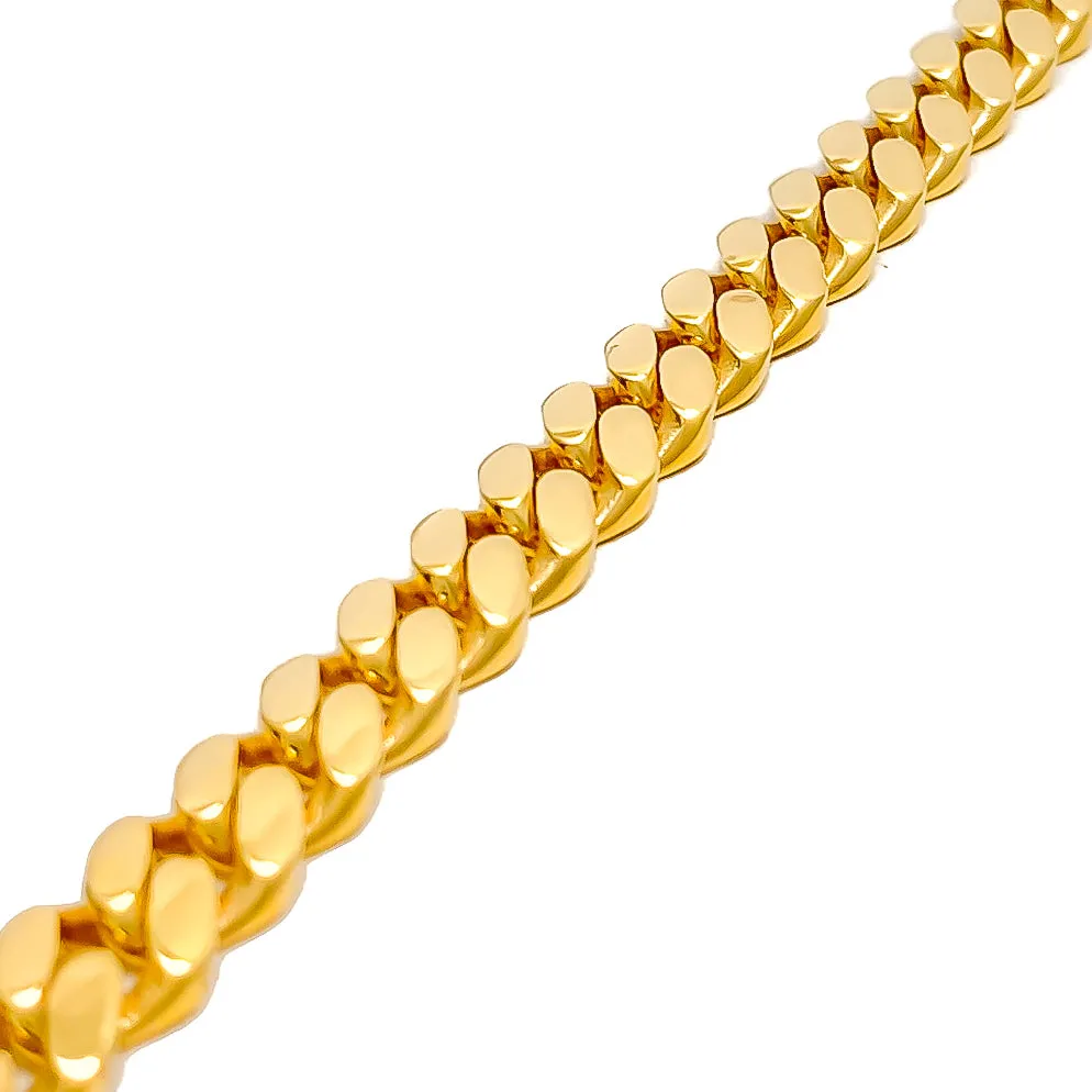 Attractive Fine 22k Gold Men's Bracelet