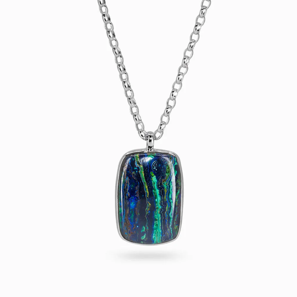 Azurite Malachite Necklace