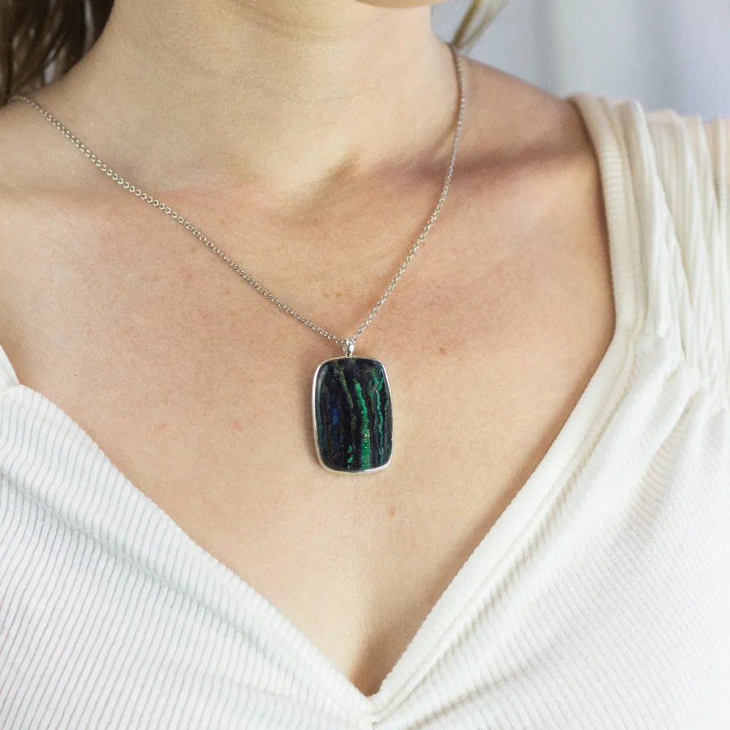 Azurite Malachite Necklace