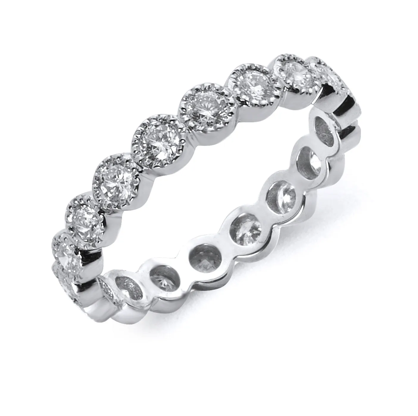 Bezel Eternity Diamond Band