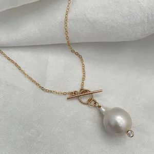 Big Baroque Pearl Necklace