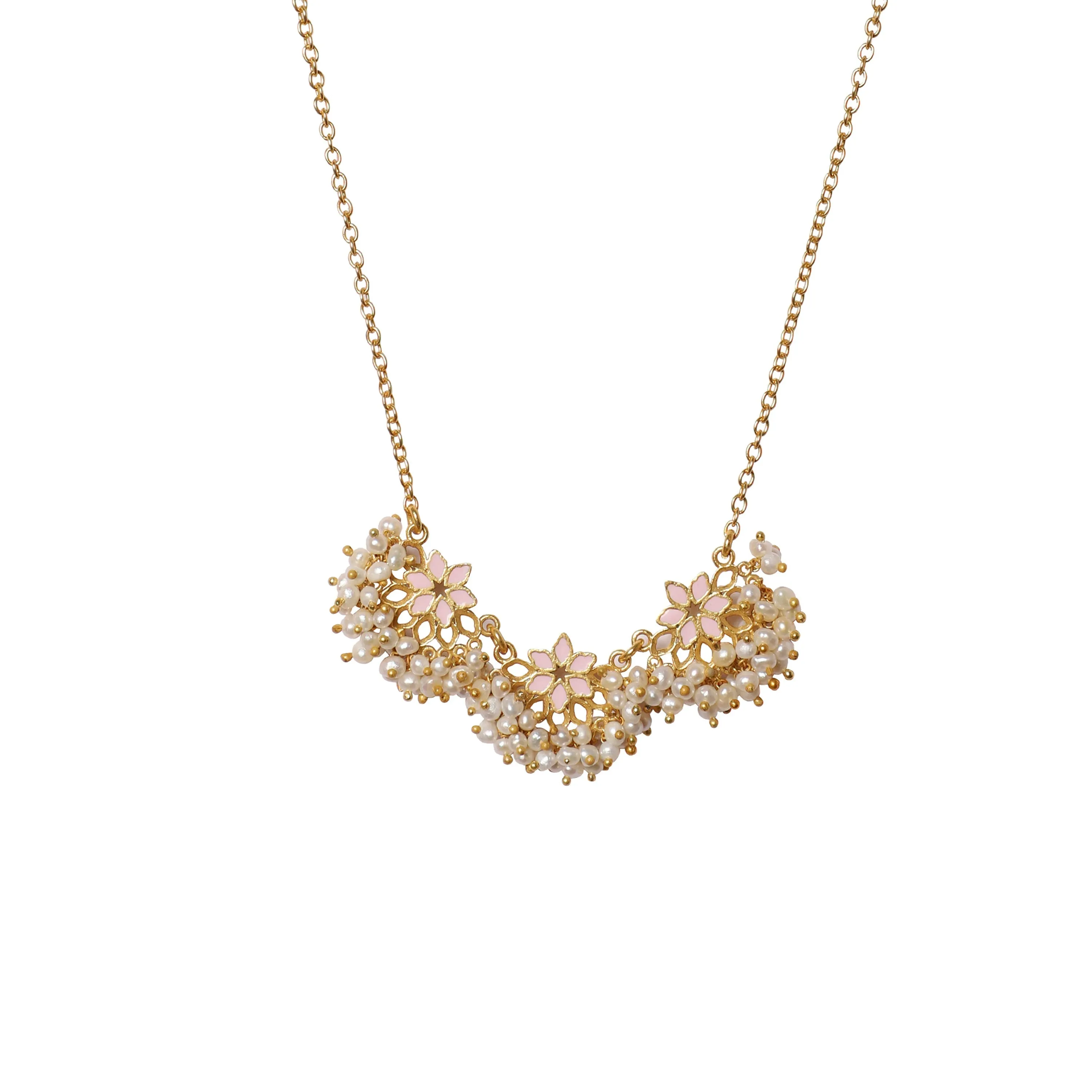 Blushed Blooms Necklace