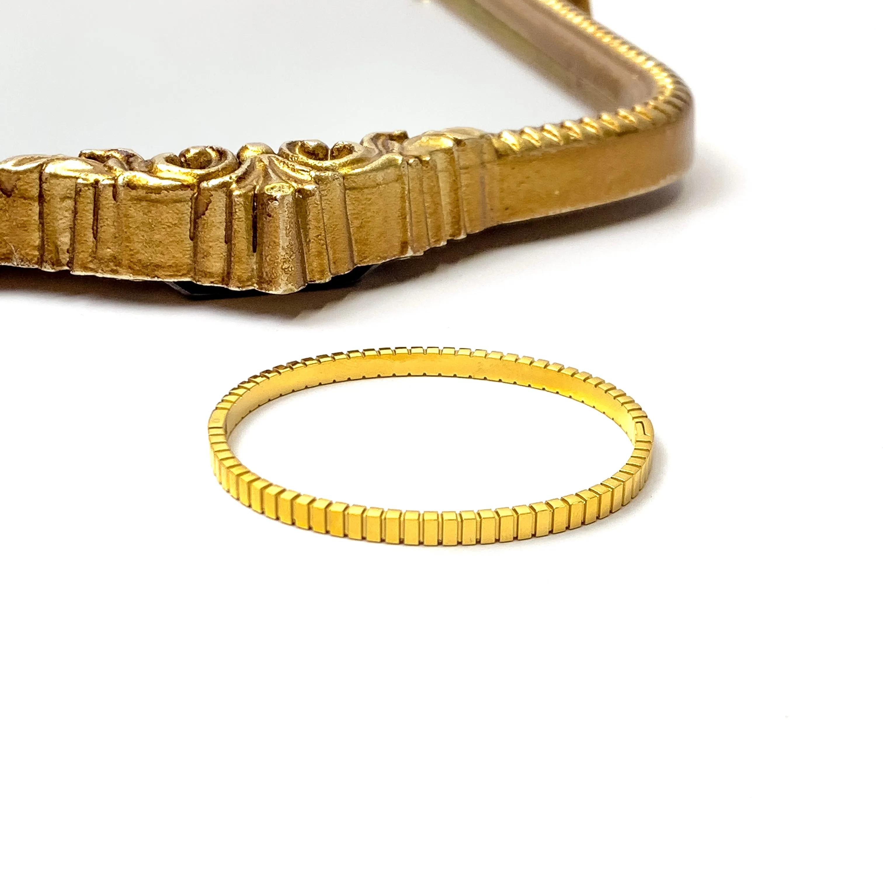 Bracha | Annie Gold Tone Bangle Bracelet