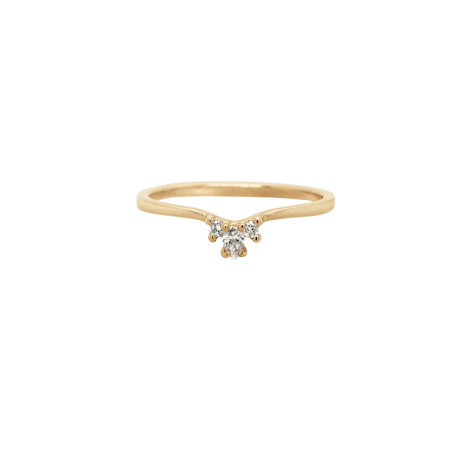 Brilliant Pear Aika Ring