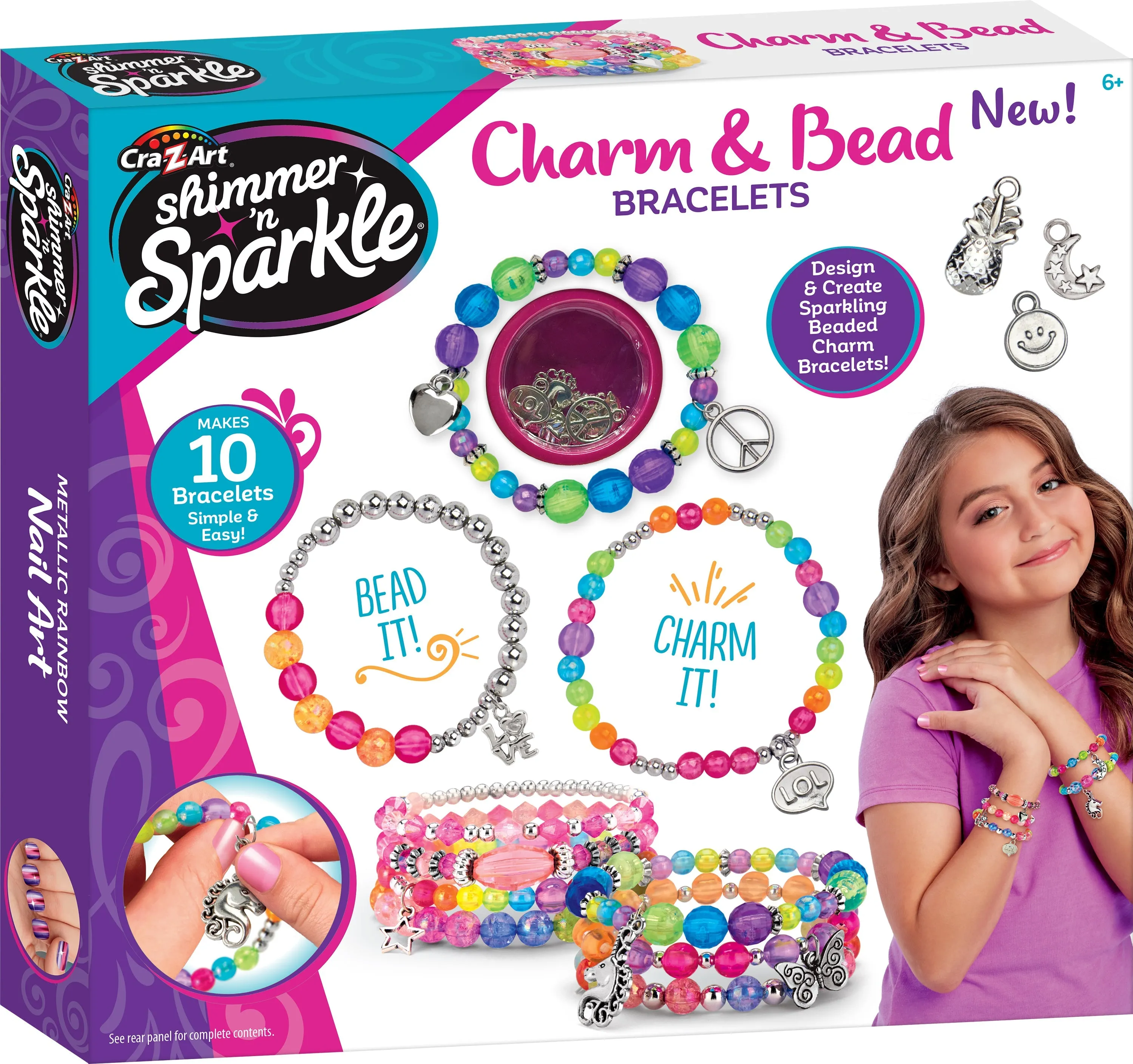 Cra-Z-Art Shimmer 'N Sparkle Charm & Bead Bracelets