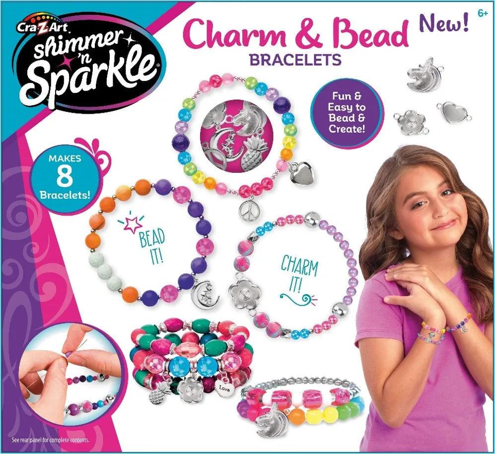 Cra-Z-Art Shimmer 'N Sparkle Charm & Bead Bracelets