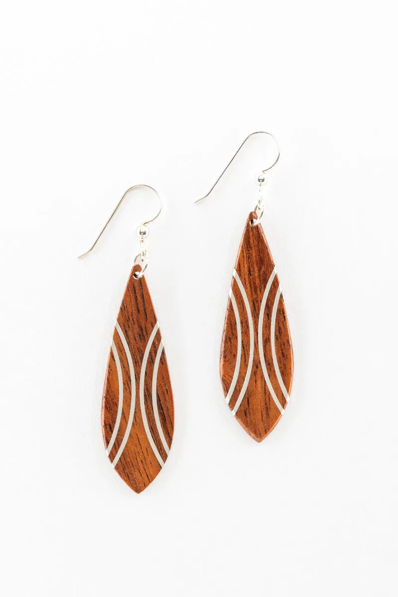 Earrings - Silver Marquis