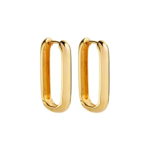 Elemental Yellow Gold Hoop Earring