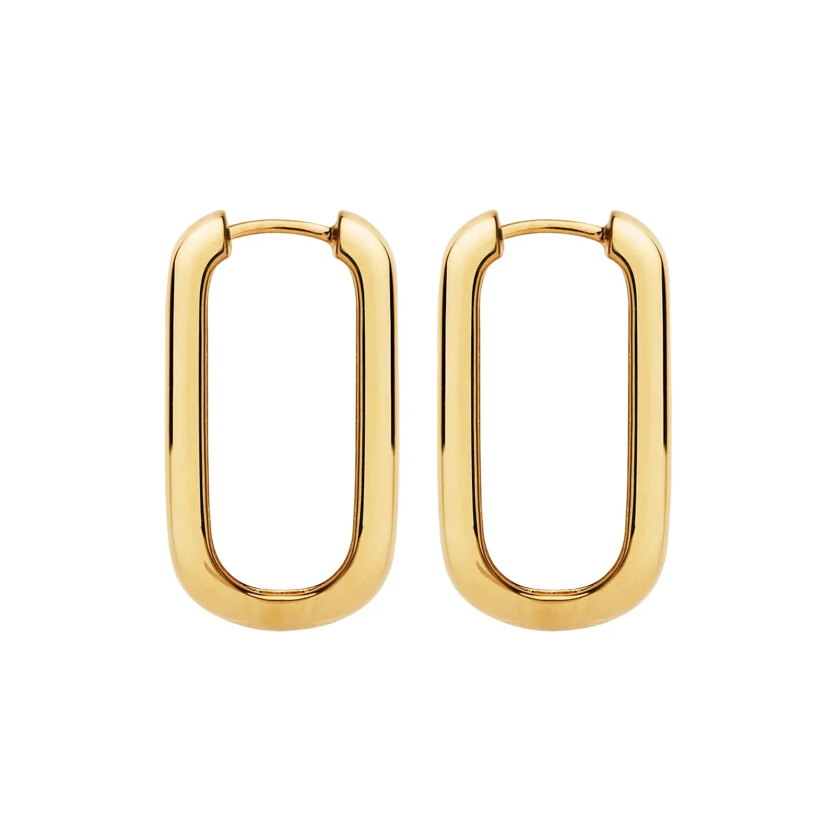 Elemental Yellow Gold Hoop Earring