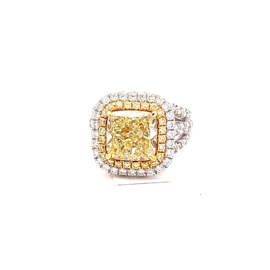 Fancy Yellow Diamond Ring