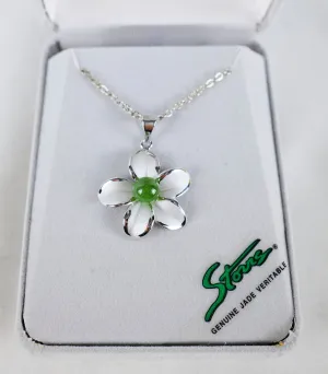 Forget-Me-Not Jade Necklace