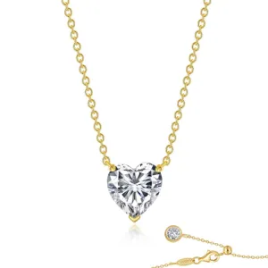 Heart Solitaire Necklace