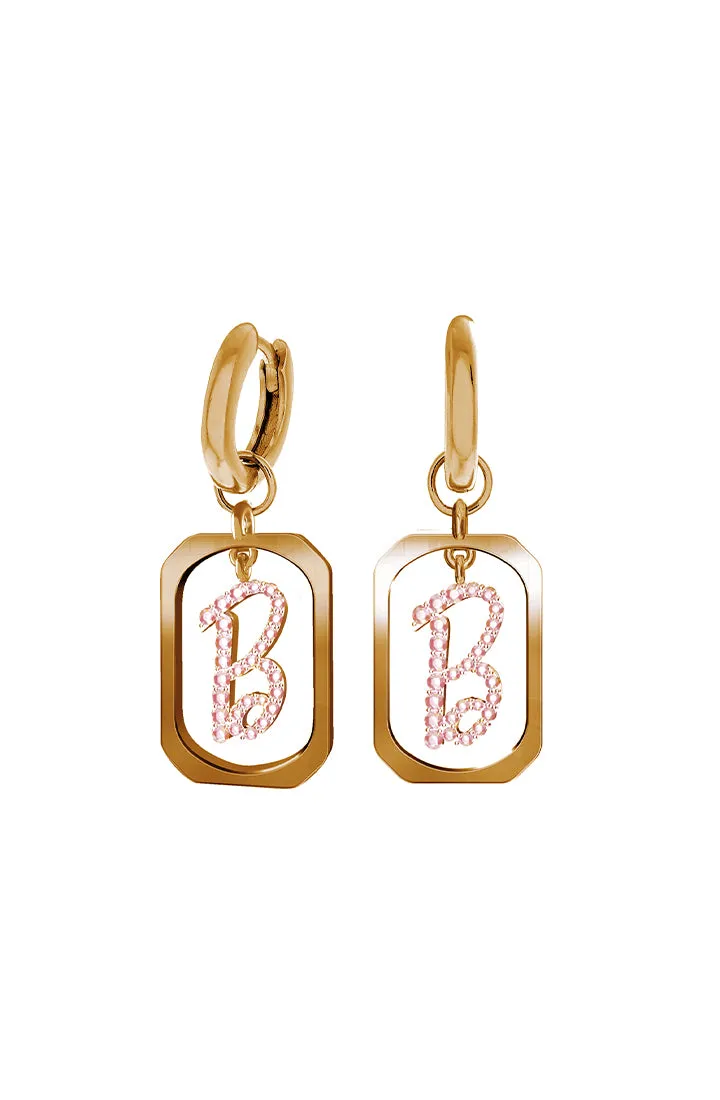 Iconic B Dangling Pendant Earrings‎ ‎ ‎ ‎ ‎ ‎ ‎ ‎ ‎ ‎ ‎ ‎ ‎ ‎ ‎ ‎