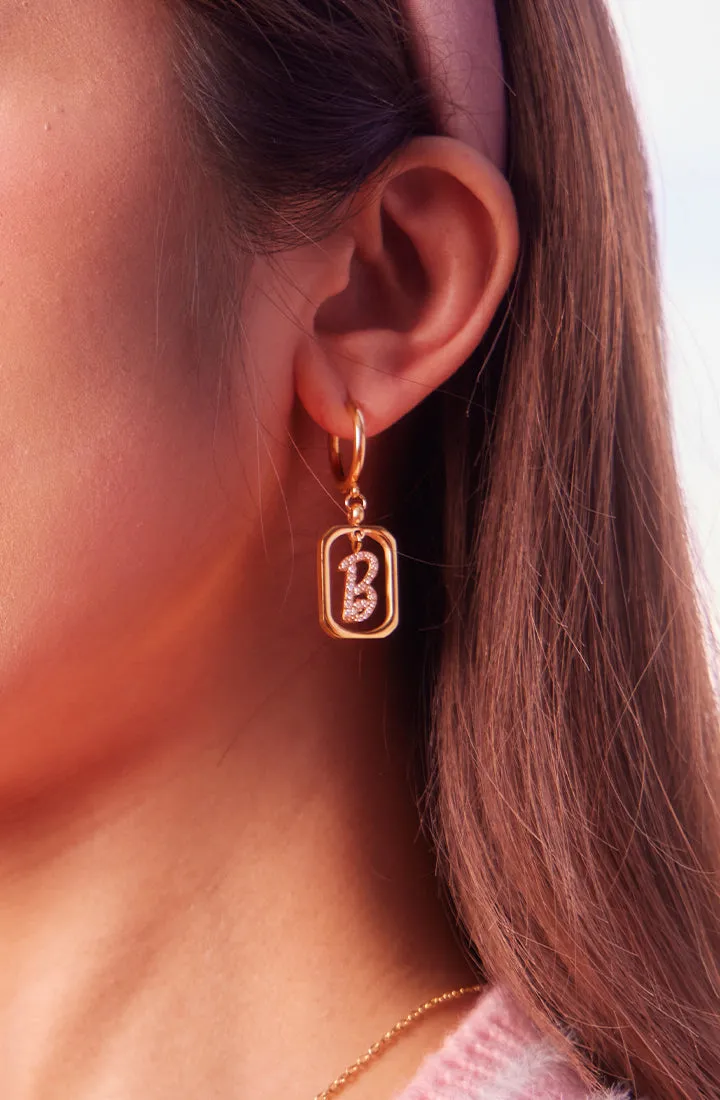 Iconic B Dangling Pendant Earrings‎ ‎ ‎ ‎ ‎ ‎ ‎ ‎ ‎ ‎ ‎ ‎ ‎ ‎ ‎ ‎