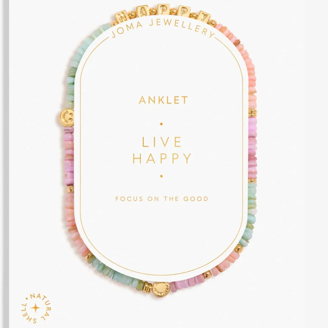 Joma Live Happy Bead Anklet