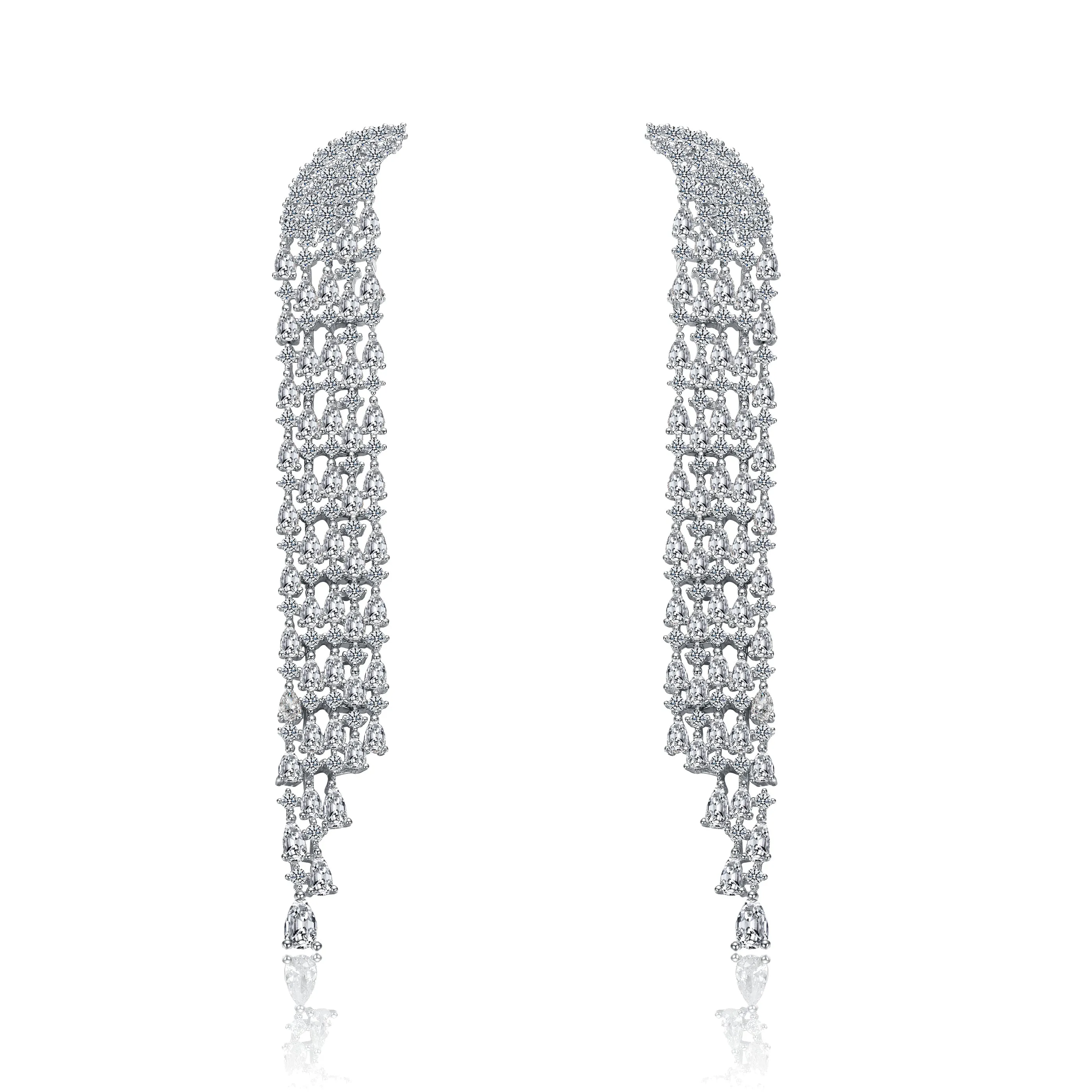 La Scène Waterfall Dangle Earrings