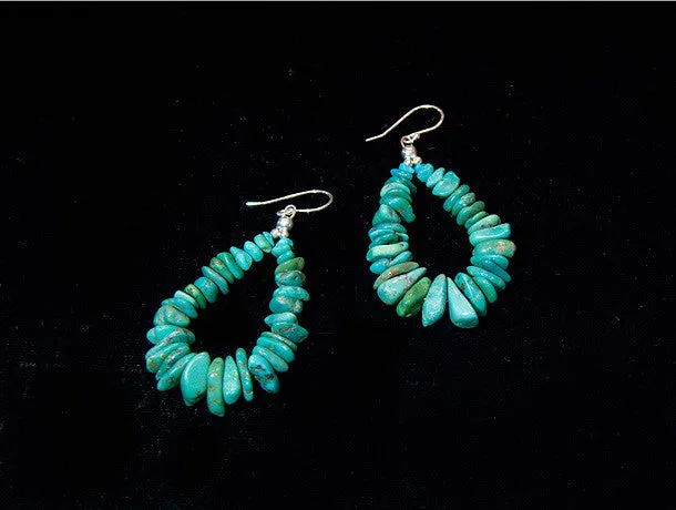 Large Turquoise Earrings