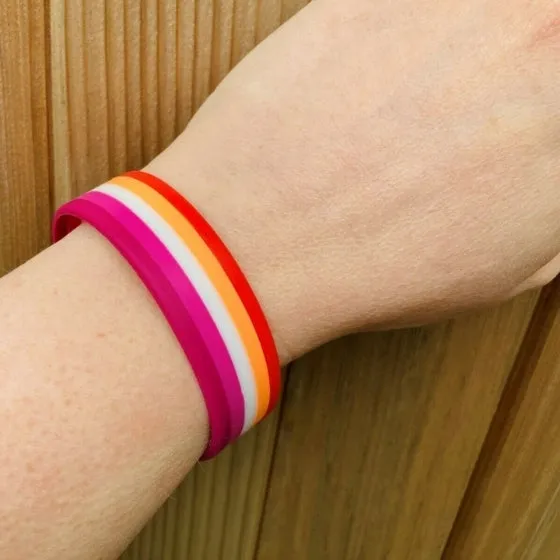 Lesbian Pride Bracelet