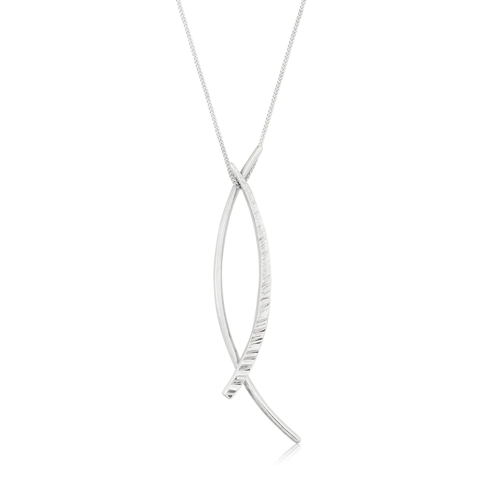 Louisa Silver Pendant Necklace