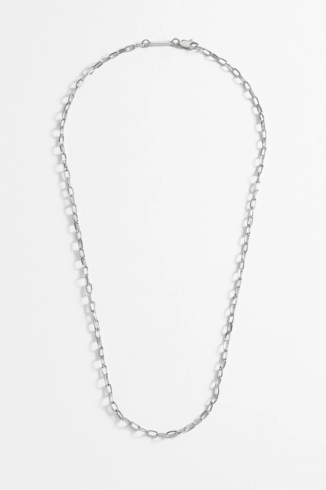 Mens Paperclip Chain Necklace