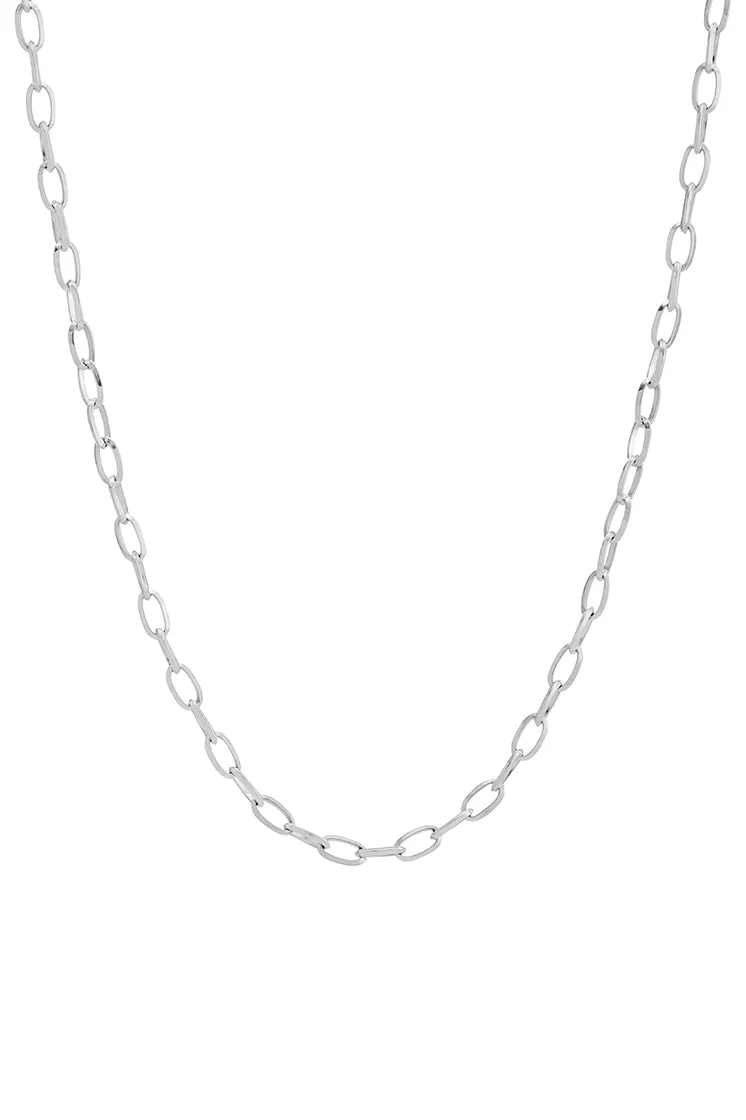 Mens Paperclip Chain Necklace