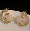 Moon Star Rabbit Earrings