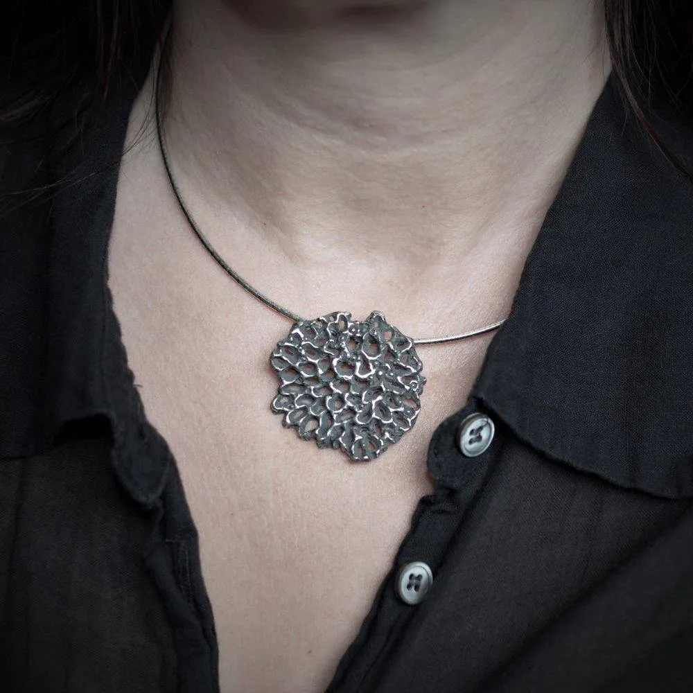 Mythology Large Pendant Oxidised