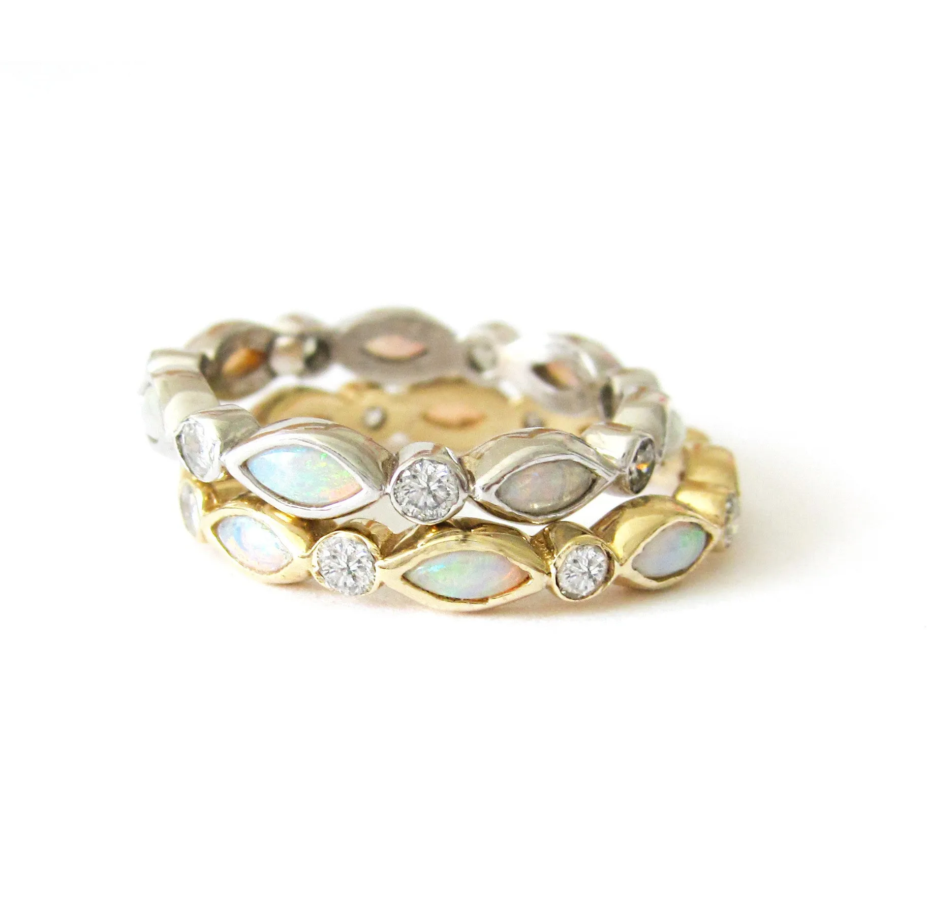 Opal Eternity Ring