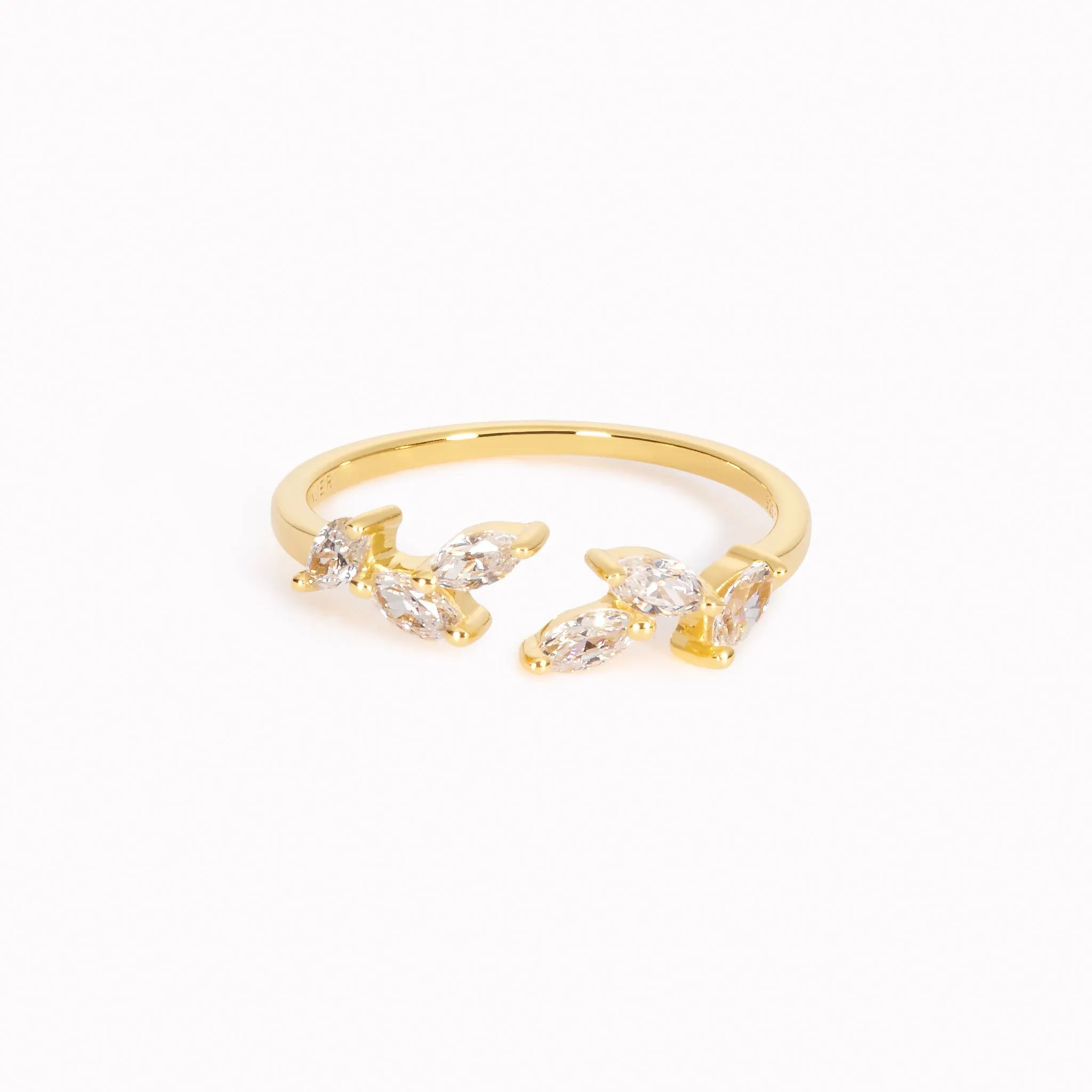 Open Leaf Ring - Ada