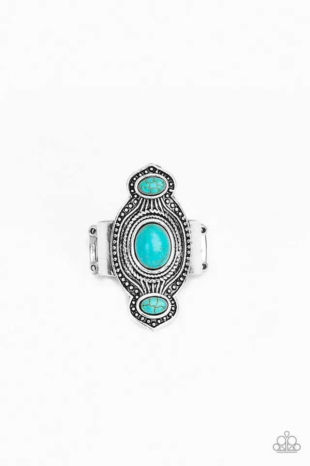 Paparazzi Ring ~ Dune Drifter - Blue