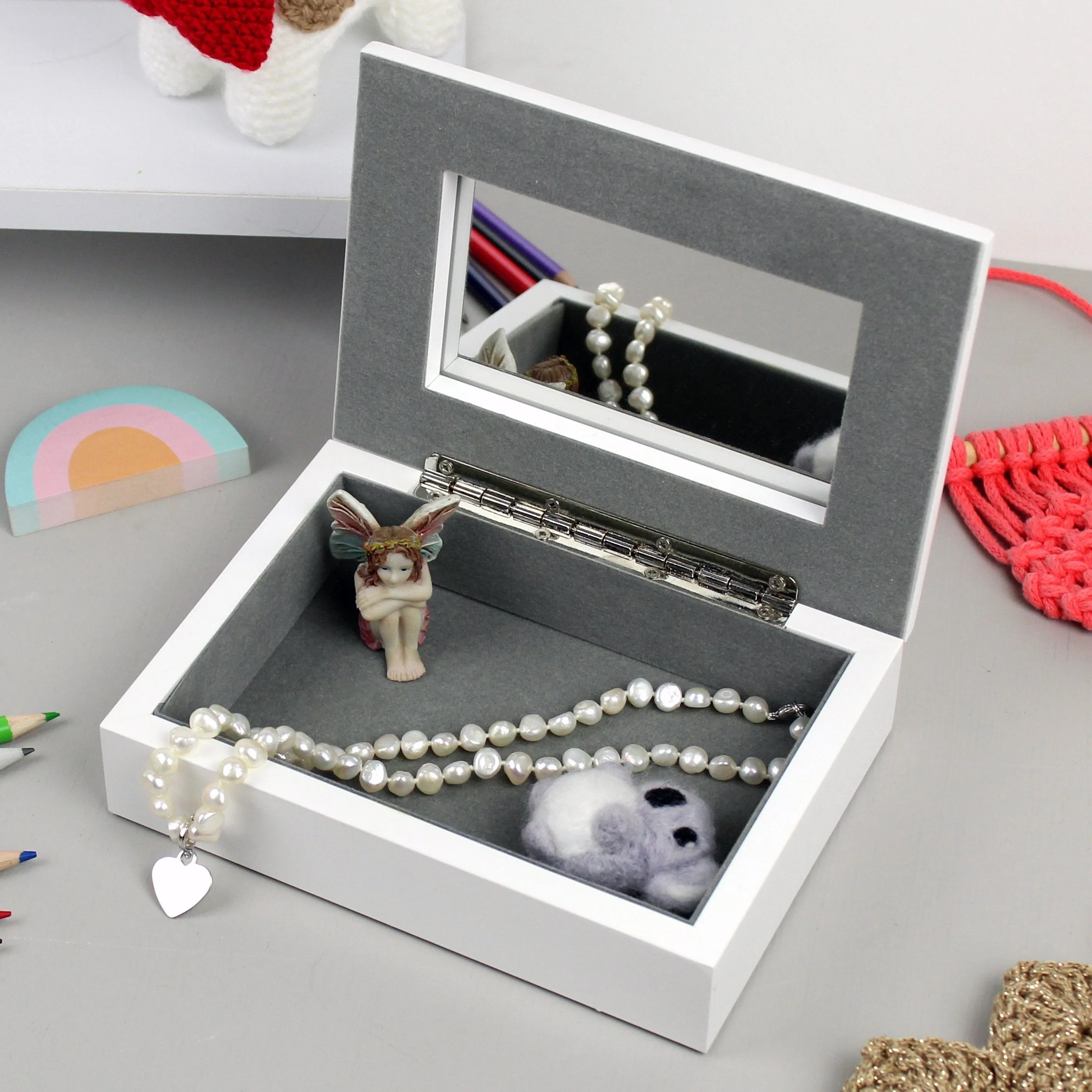 Personalised Unicorn Jewellery Box