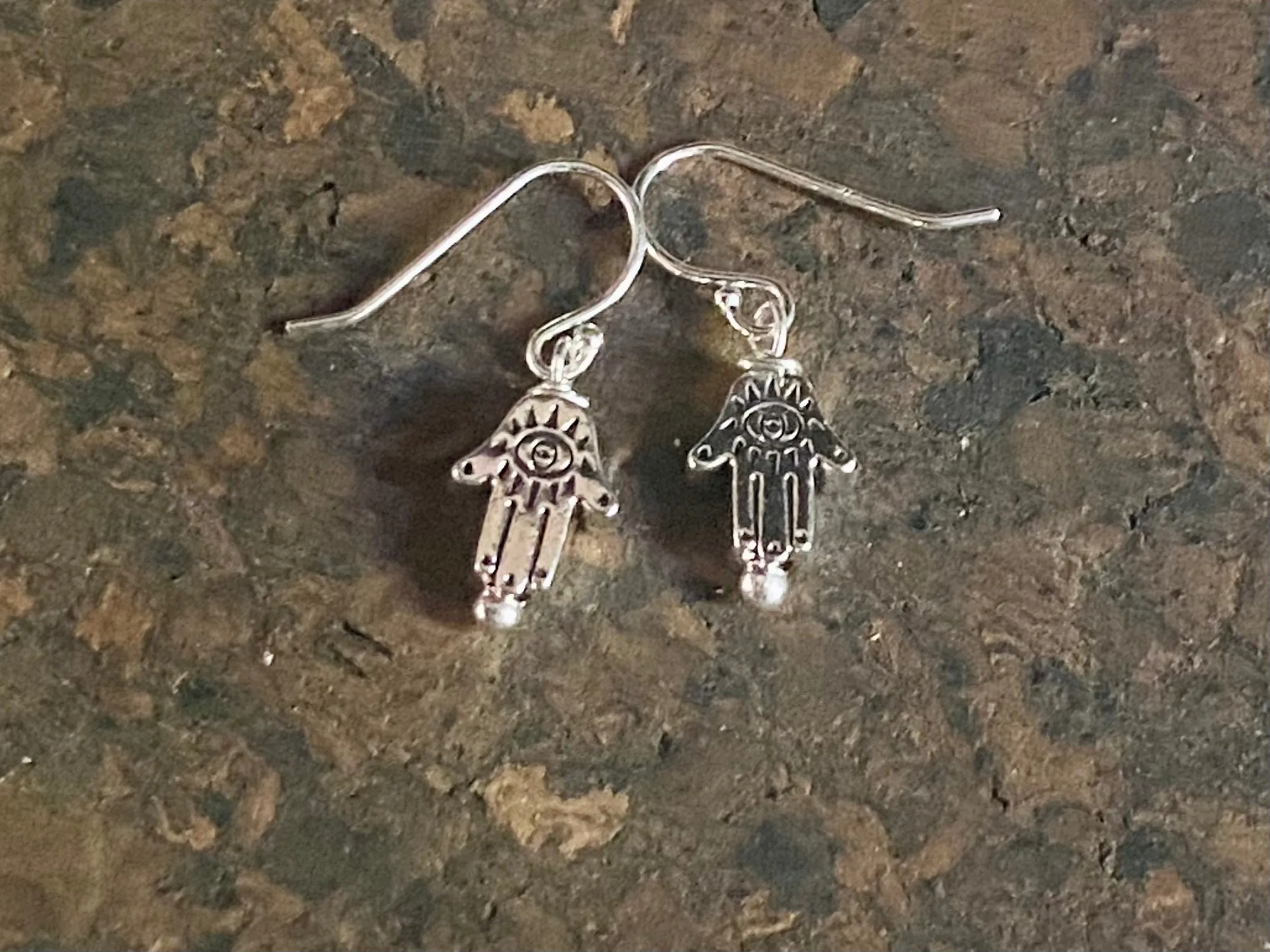 Petite Hamsa Earrings