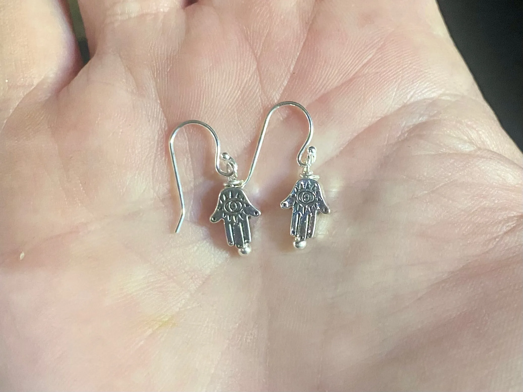 Petite Hamsa Earrings