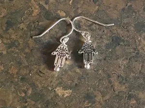 Petite Hamsa Earrings