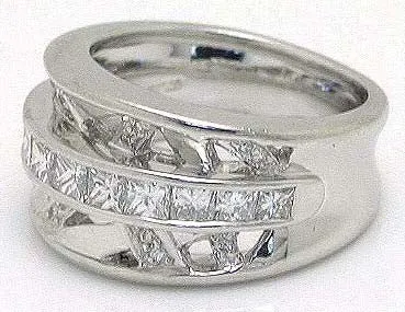 Platinum 1.60ct Diamond Band Ring