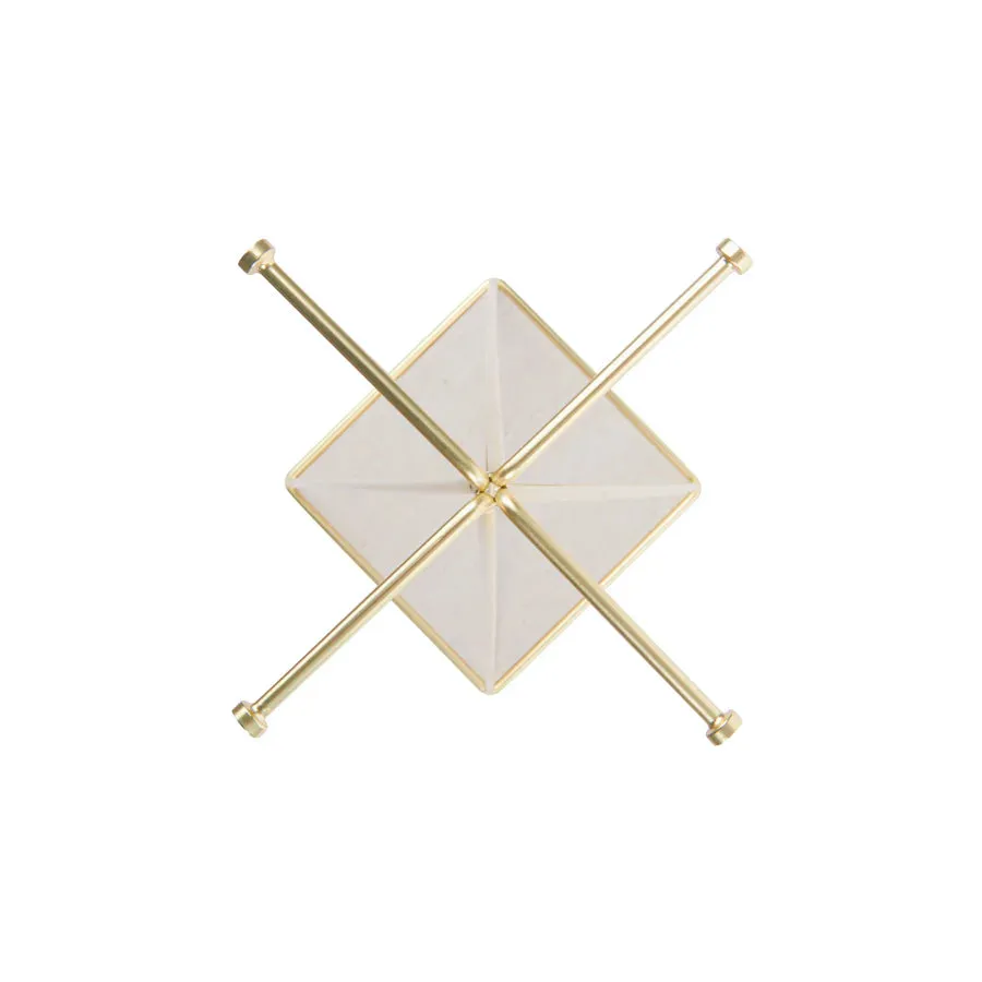 Prisma Jewellery Stand Mat Brass