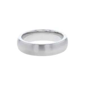 Raphael Serinium Domed Wedding Ring - 6mm