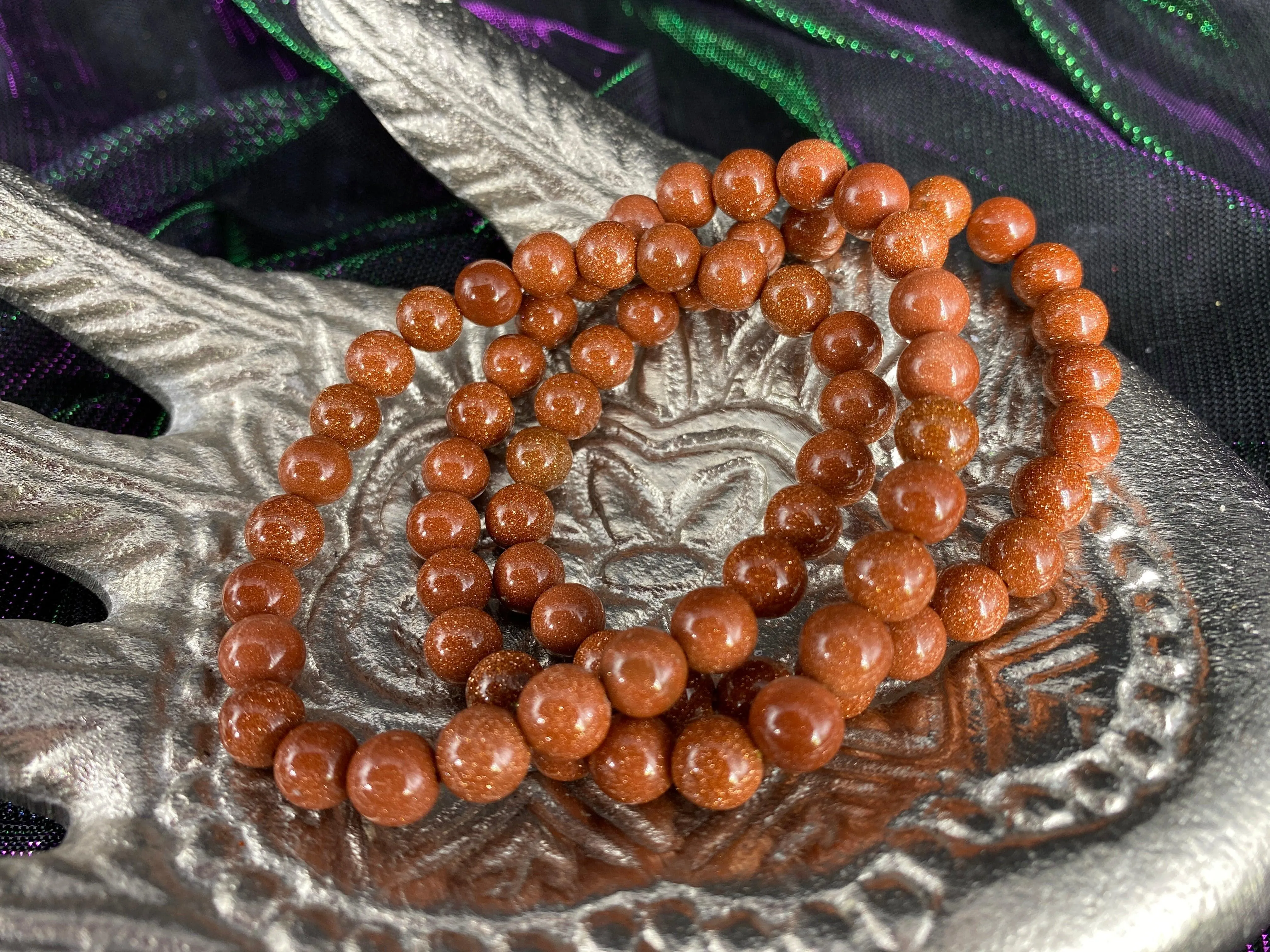 Red Goldstone Bracelets