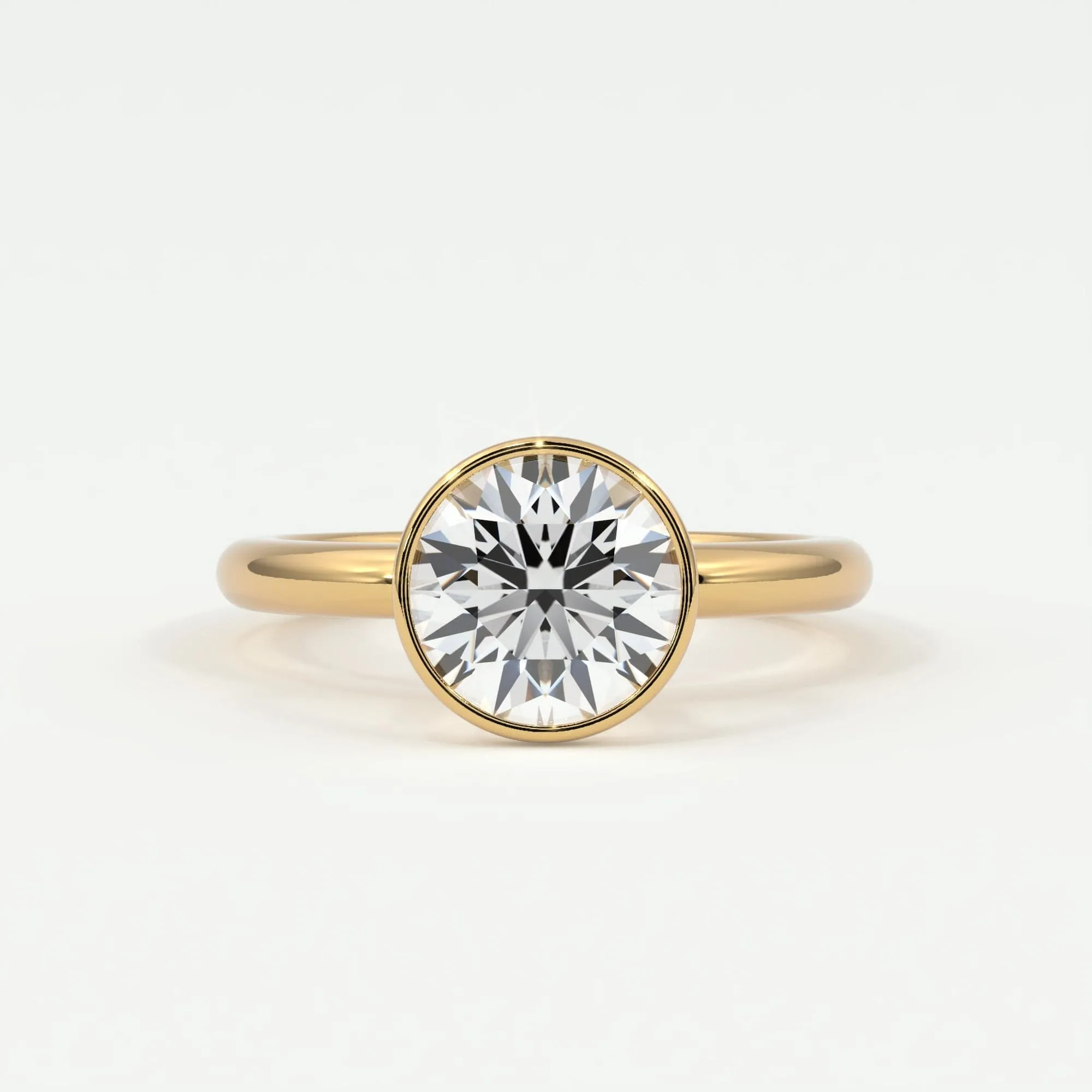 Round Diamond Engagement Rings, Lab Grown