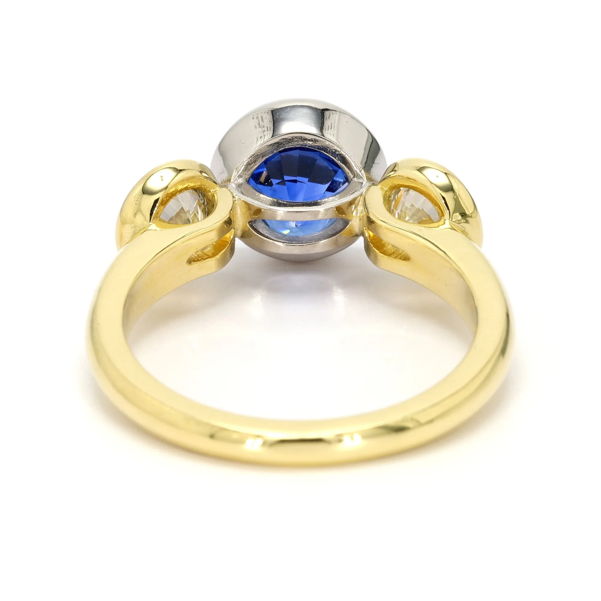 Sapphire Three-Stone Ring