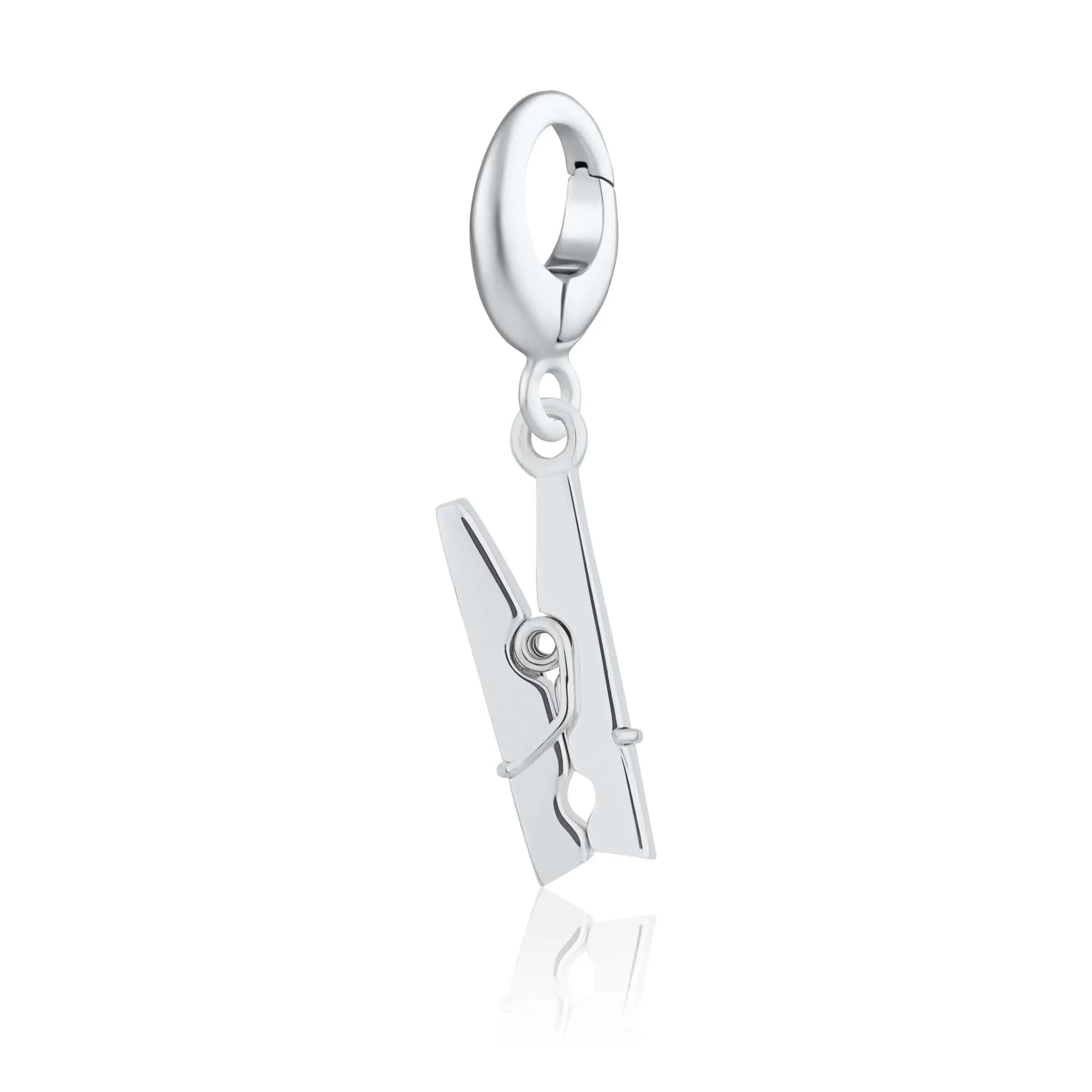 Silver Clothes Peg Charm