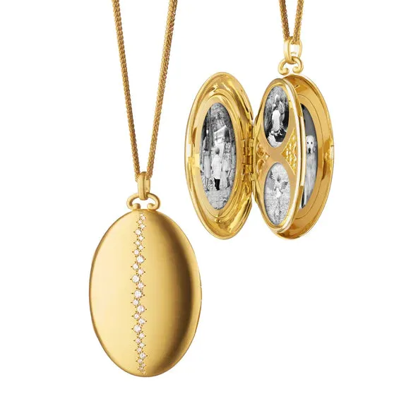 Six Image Diamond Locket