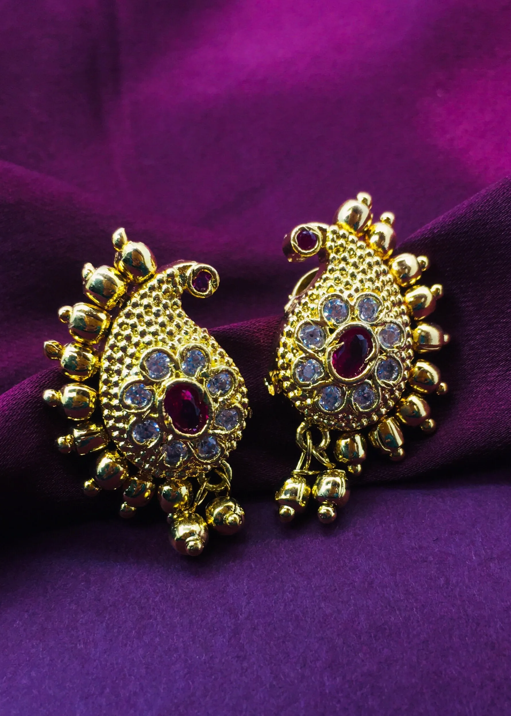 STYLISH PEACOCK EARRINGS