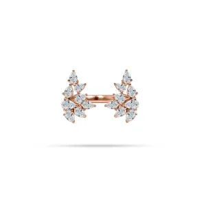 U Shape Pear Diamond Ring