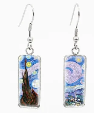 Van Gogh Inspired Japanese Earrings