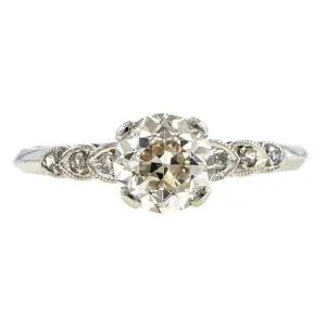 Vintage Engagement Ring, CB 1.43ct.